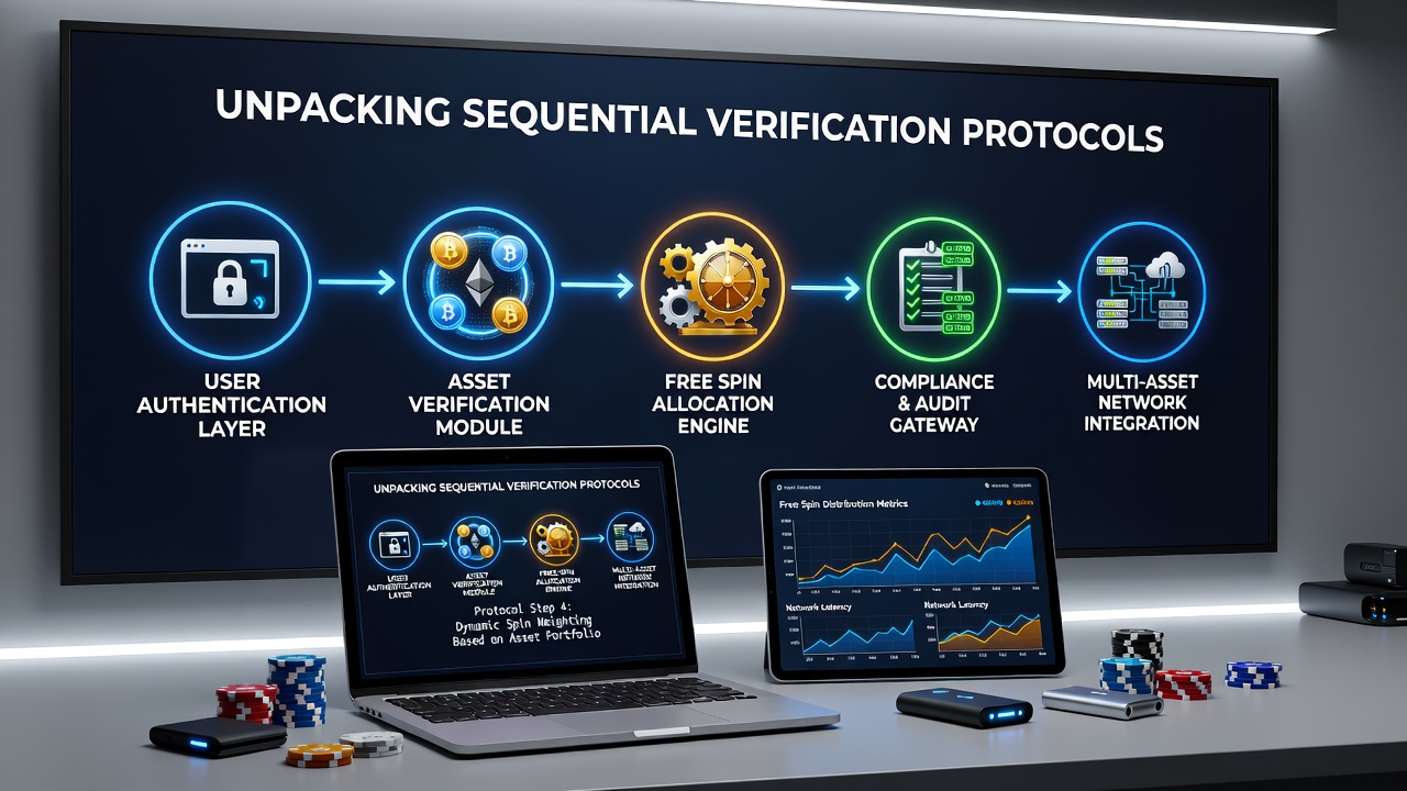 Darstellung von sequenziellen Verifikationsprotokollen in Multi-Asset-Wettnetzwerken mit Blockchain-Elementen und Freispiel-Zuteilungen